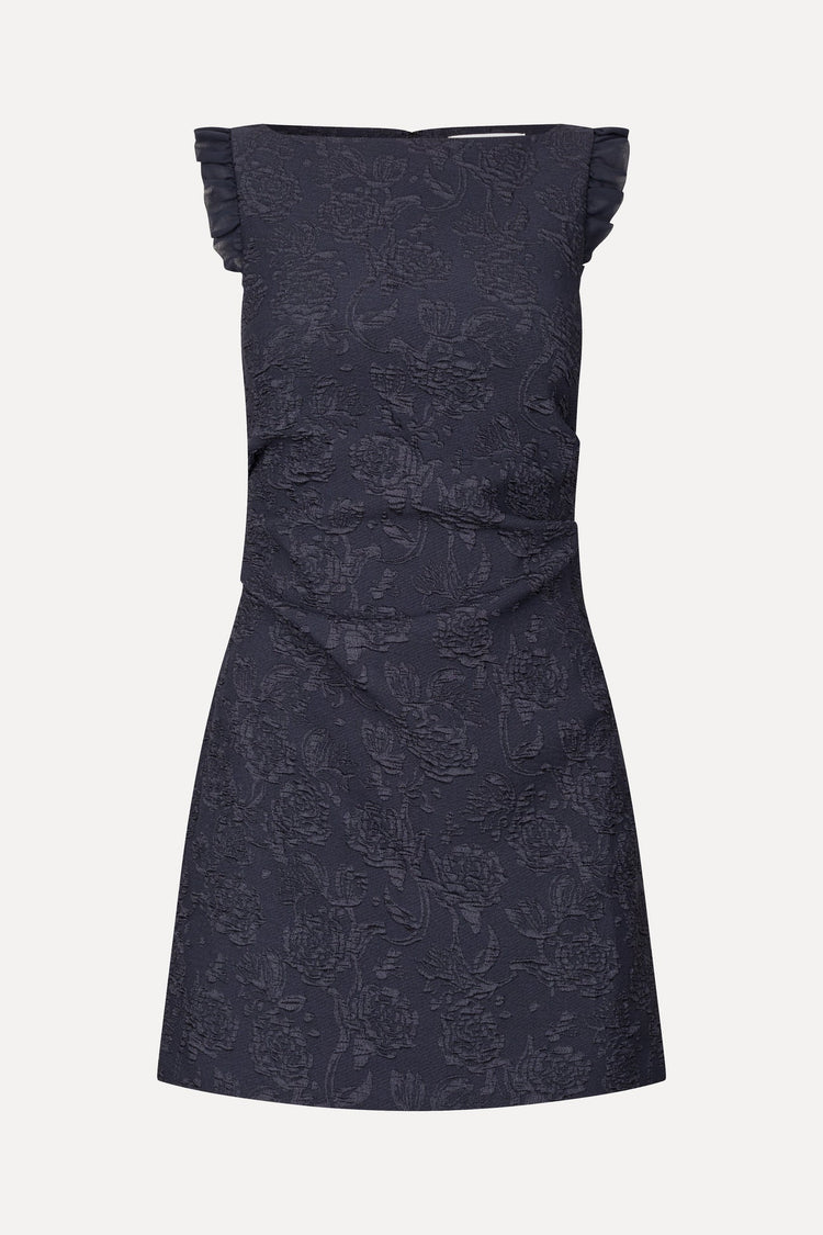 GARDEN RELIEF MINI DRESS