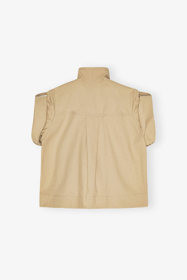 KHAKI BLOUSE