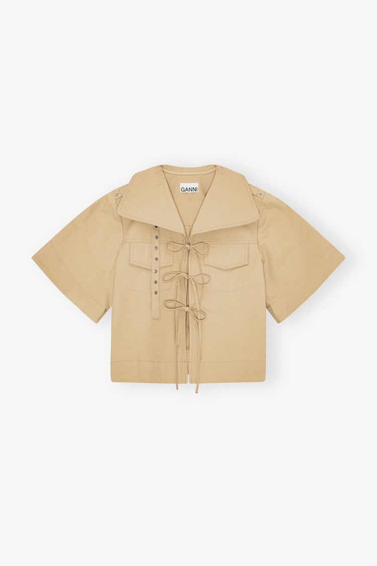 KHAKI BLOUSE
