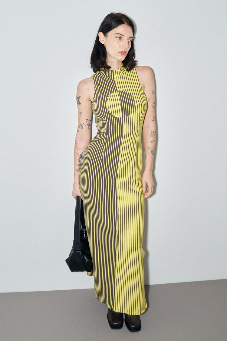 BANANA STRIPE DRESS
