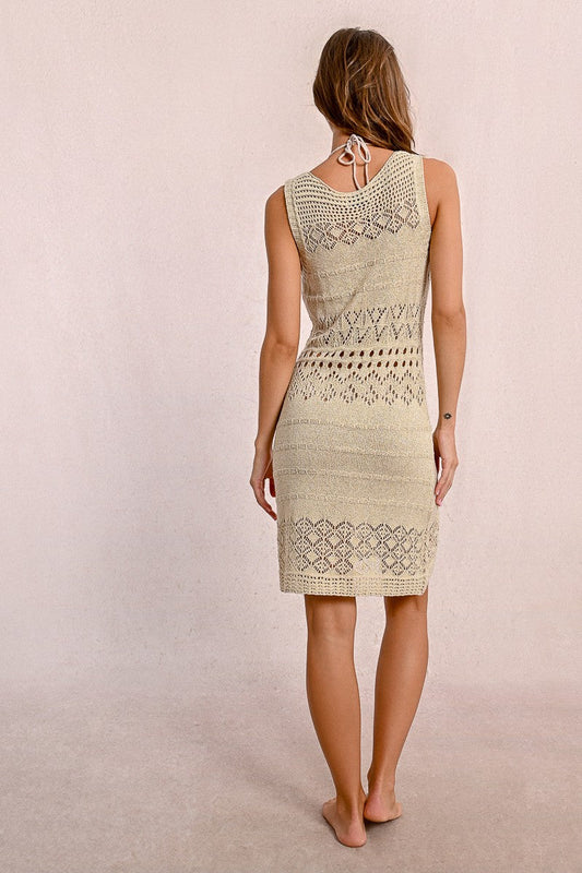 KNIT MINI DRESS