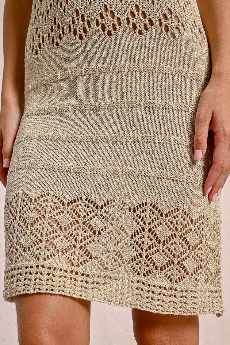 KNIT MINI DRESS