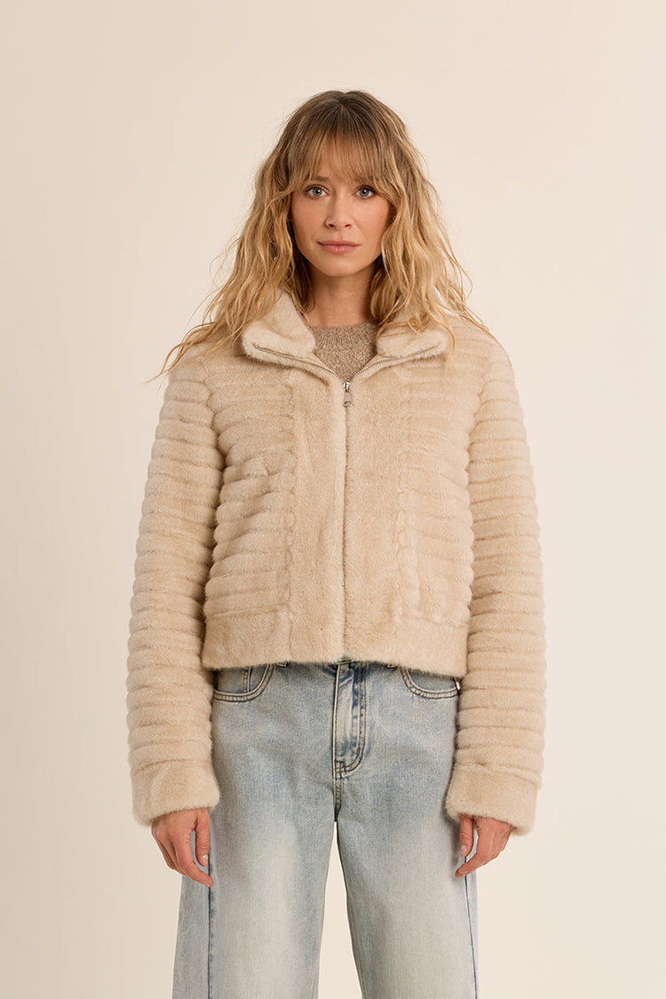 FAUX FUR JACKET