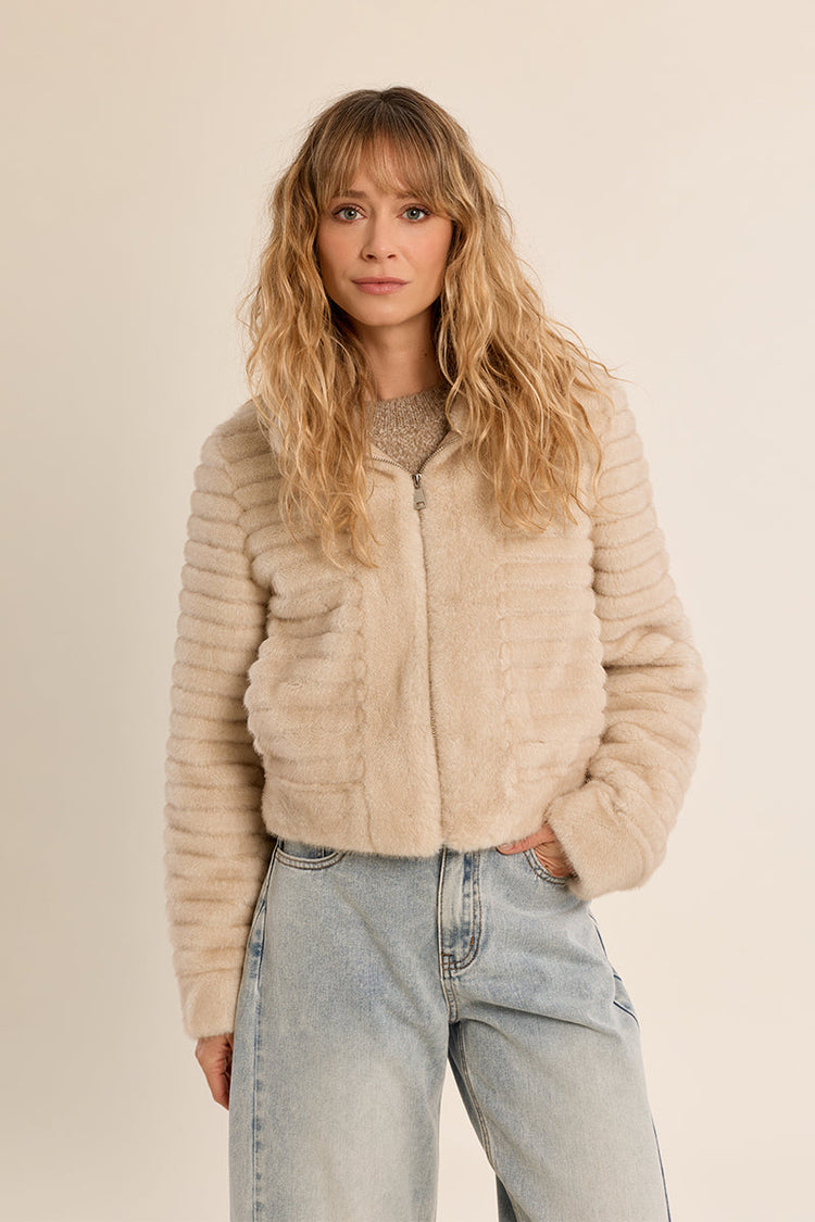 FAUX FUR JACKET