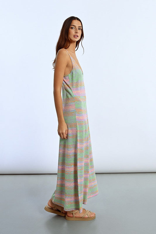 MULTICOLOR KNIT DRESS