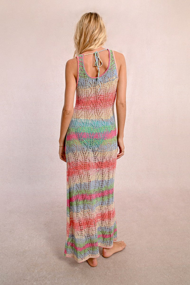 OPEN MULTI KNIT DRESS
