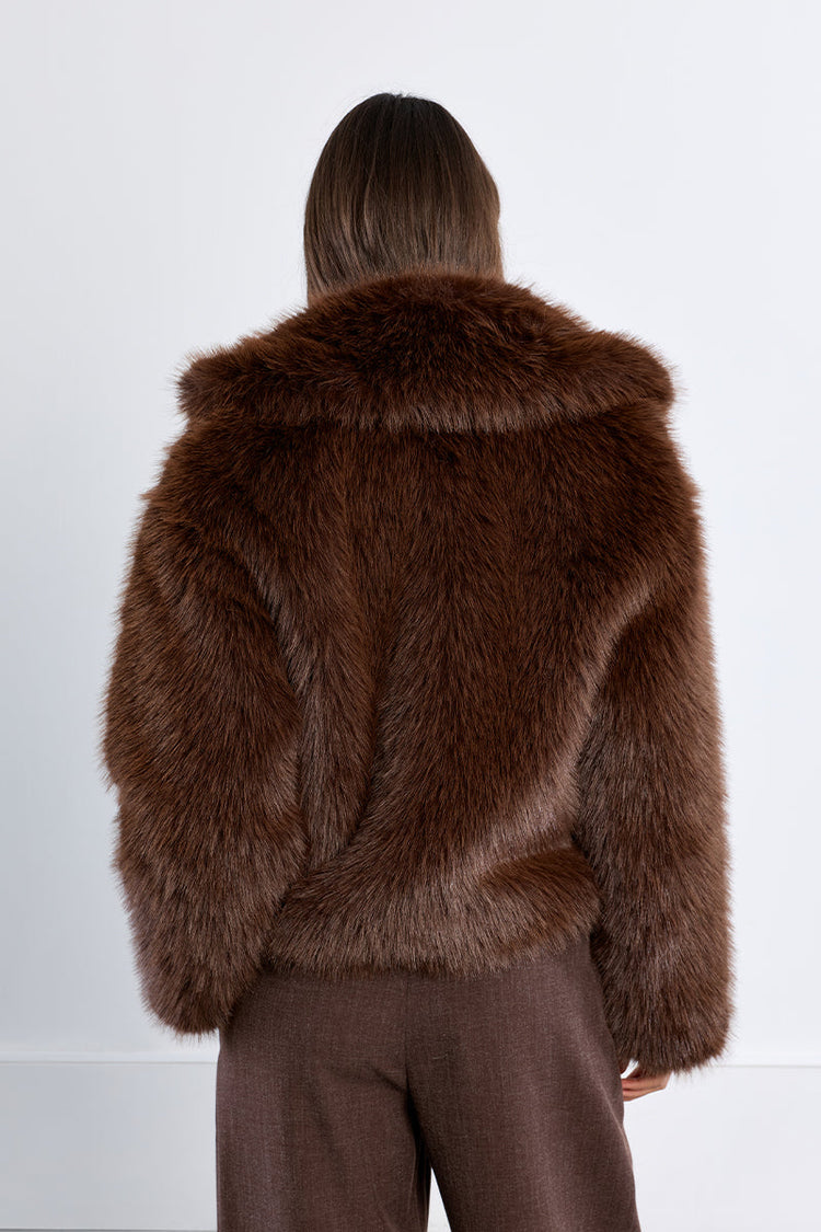 FAUX FUR COAT