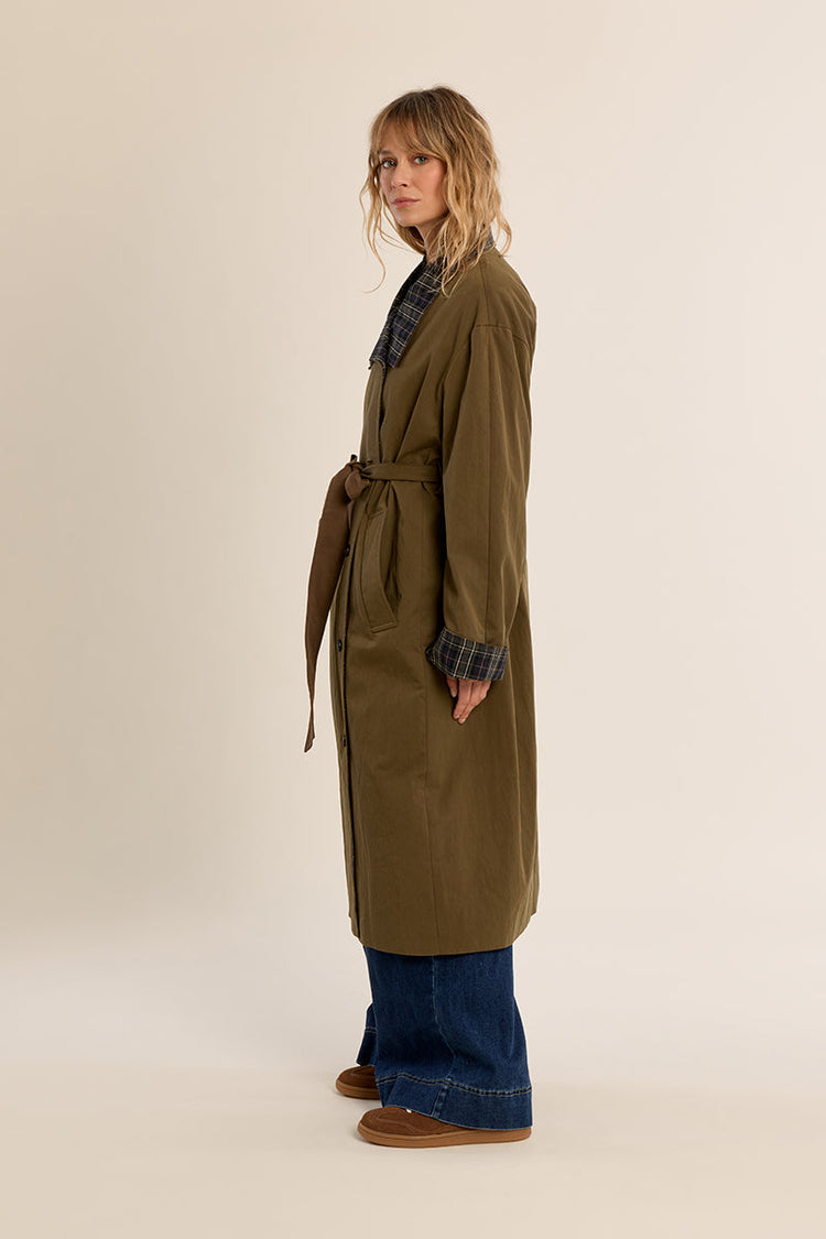 BELTED TRENCH COAT