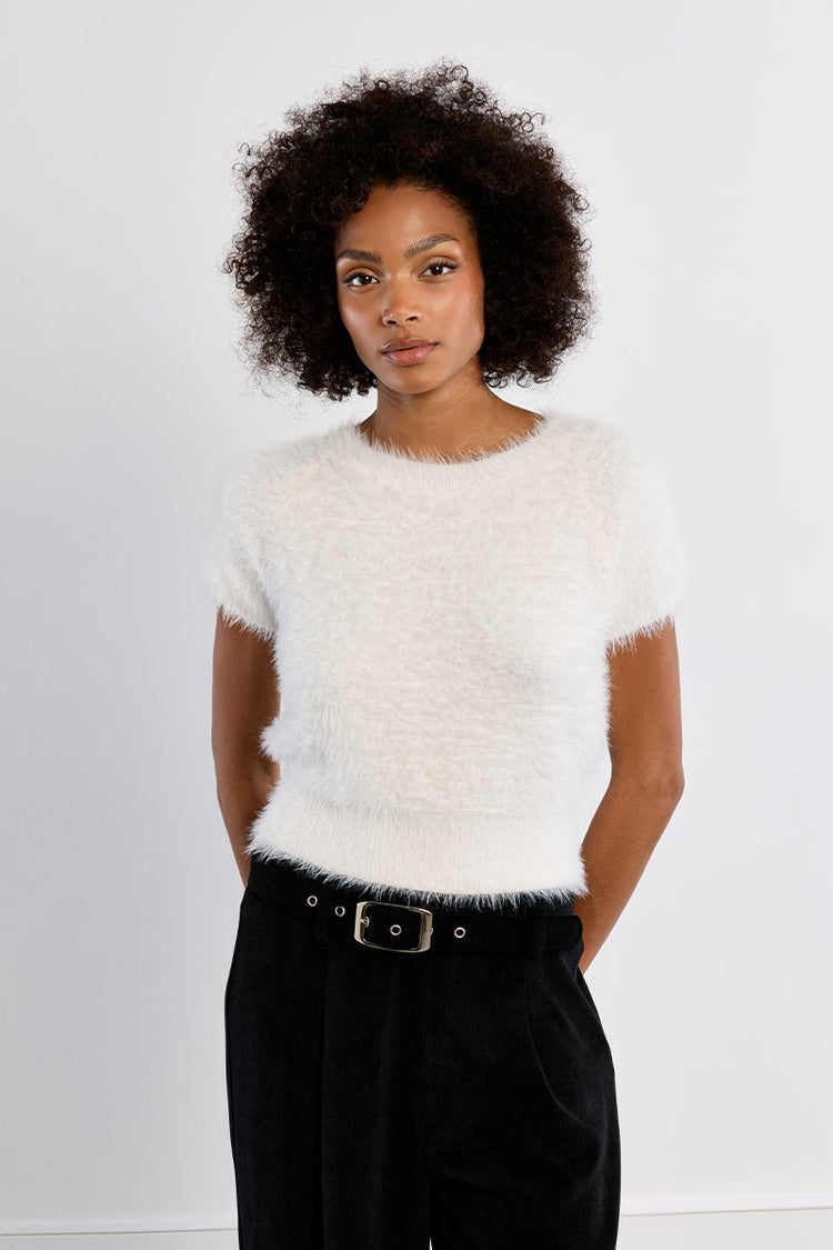 FUZZY SWEATER