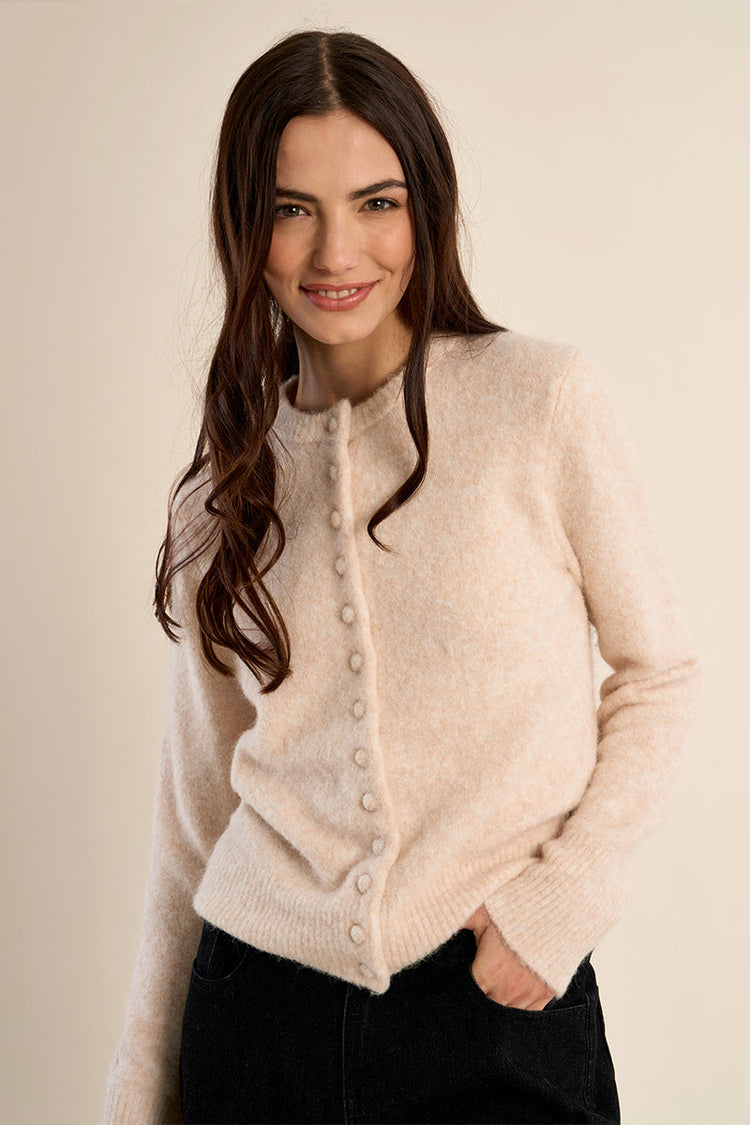 BUTTONED CARDIGAN