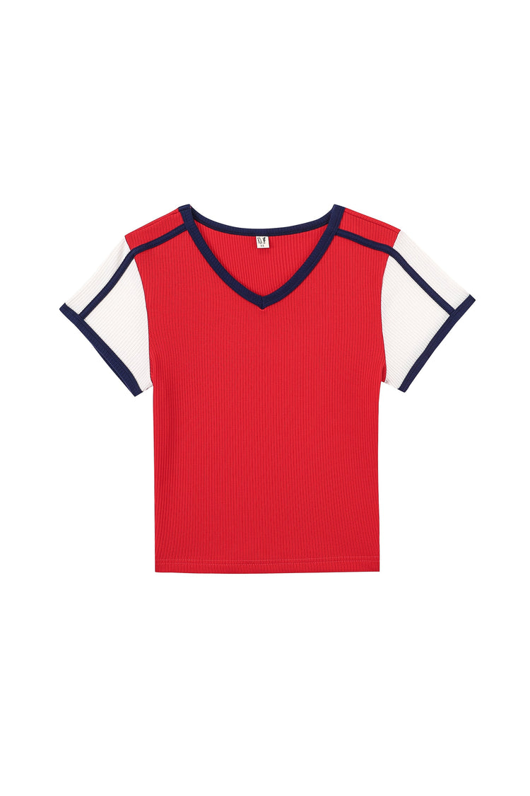 SPORTY RIB BABY TEE