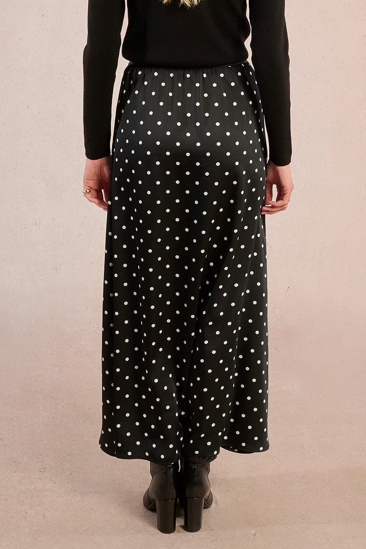 POLKA DOT MIDI SKIRT