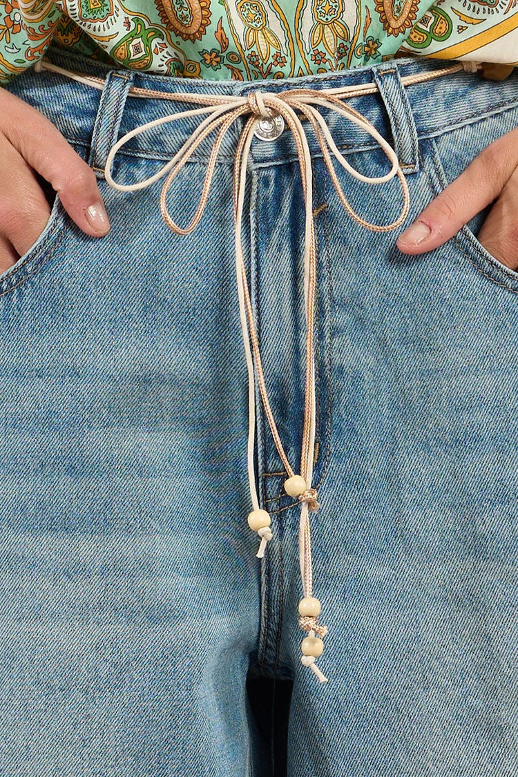 LONG DENIM SHORTS