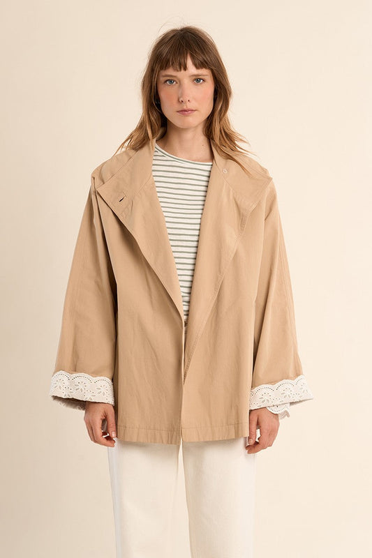 SHORT TRENCH COAT