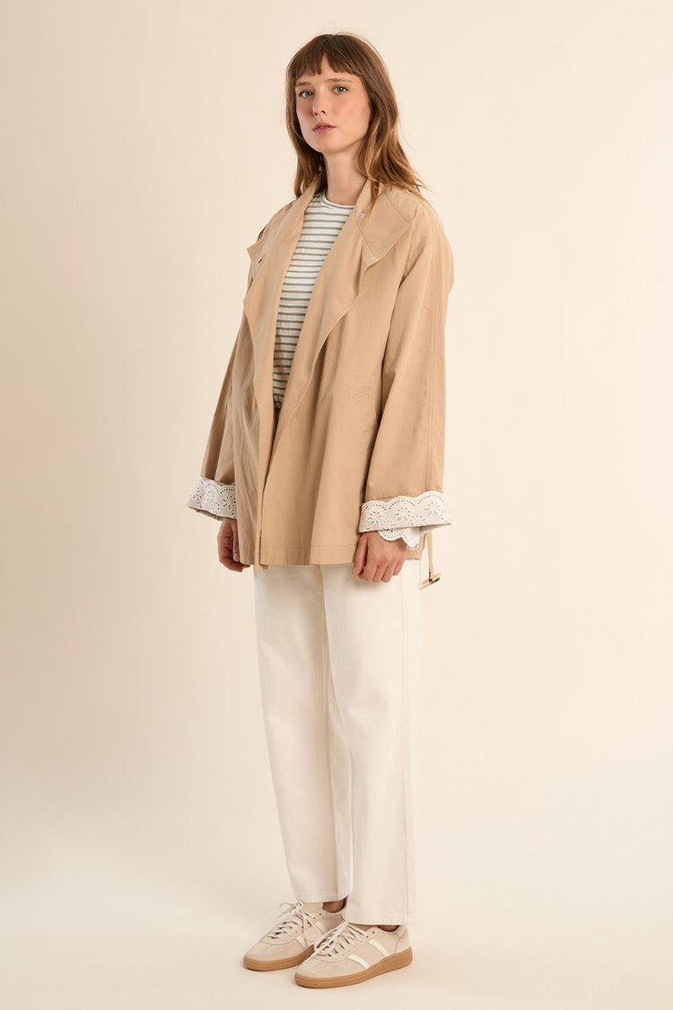 SHORT TRENCH COAT