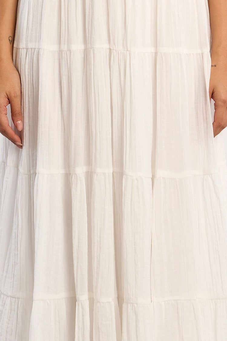 TIERED MAXI SKIRT