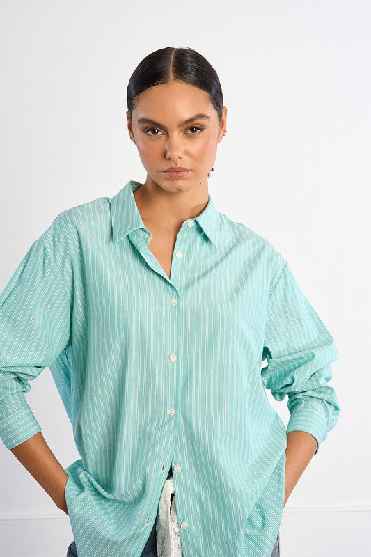 STRIPED BUTTON DOWN
