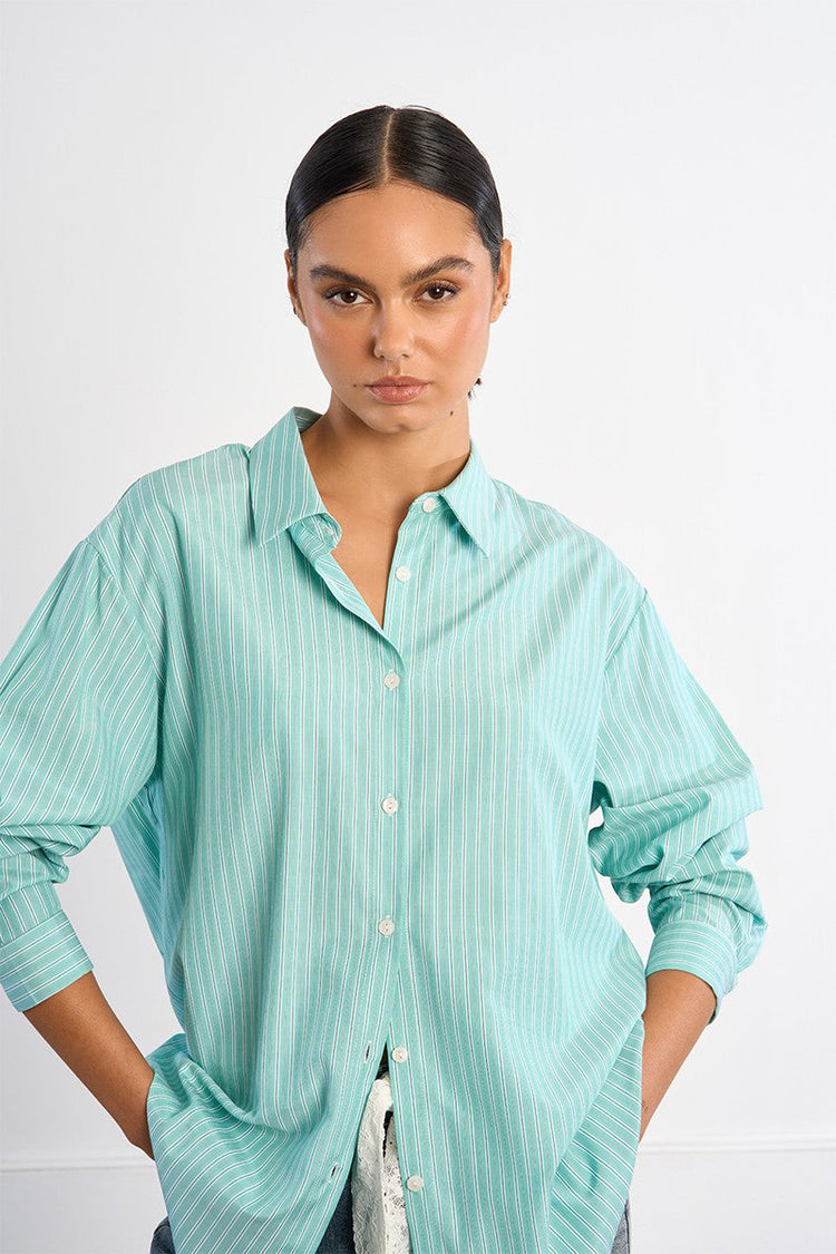 STRIPED BUTTON DOWN