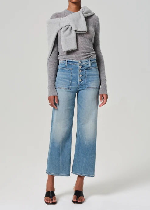 LYRA PATCH POCKET JEAN