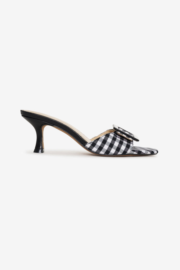 ELOISE GINGHAM MULE