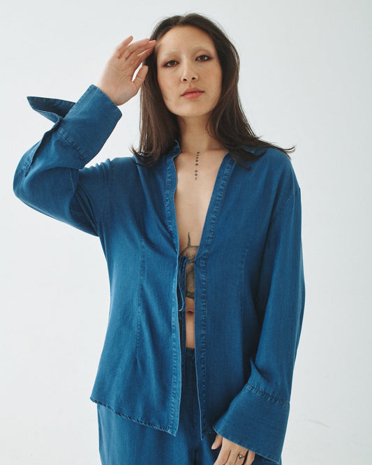 TIE OVERSHIRT