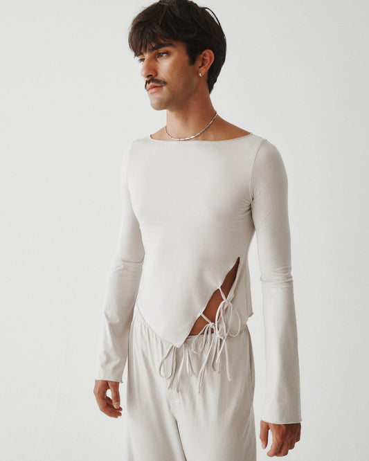 ASYMMETRICAL TIE TOP