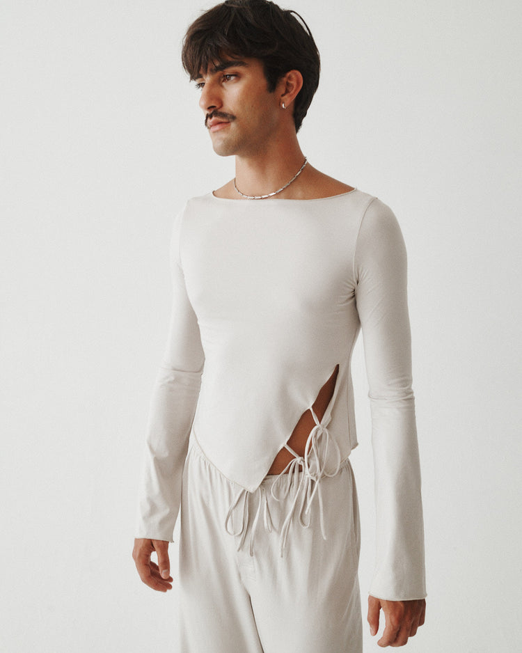 ASYMMETRICAL TIE TOP