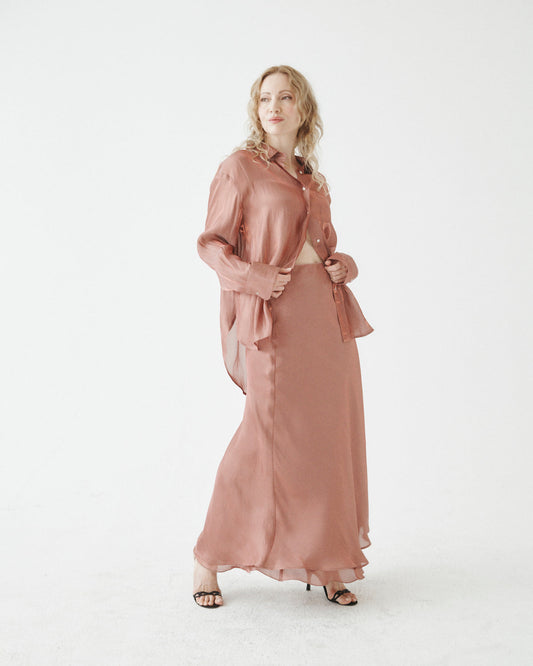 ORGANZA MAXI SKIRT