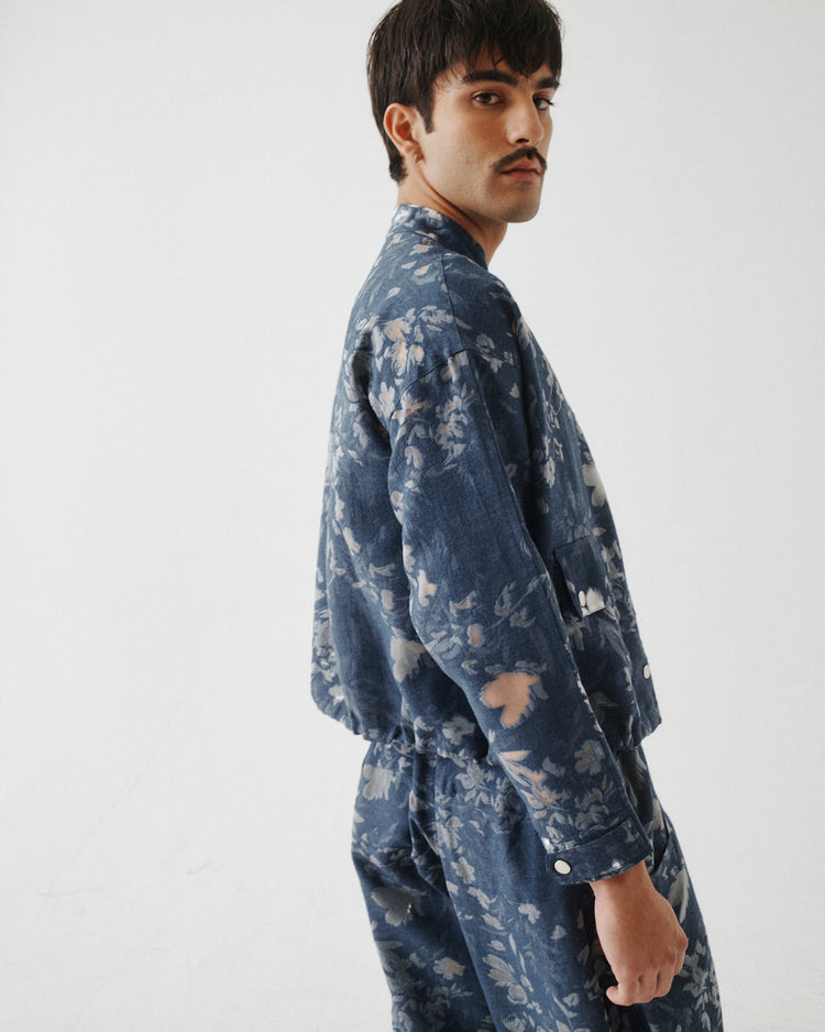 JACQUARD BOMBER JACKET