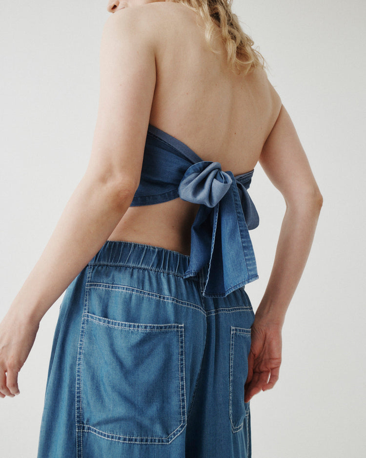 TENCEL WRAP MINI SKIRT