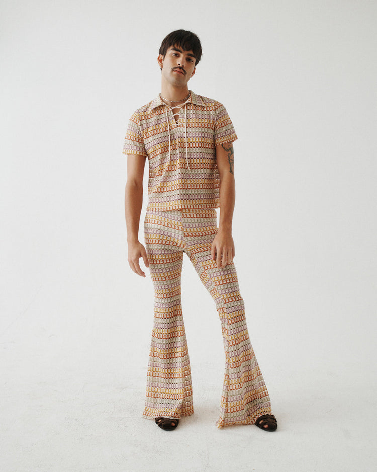 CROCHET FLARE PANT