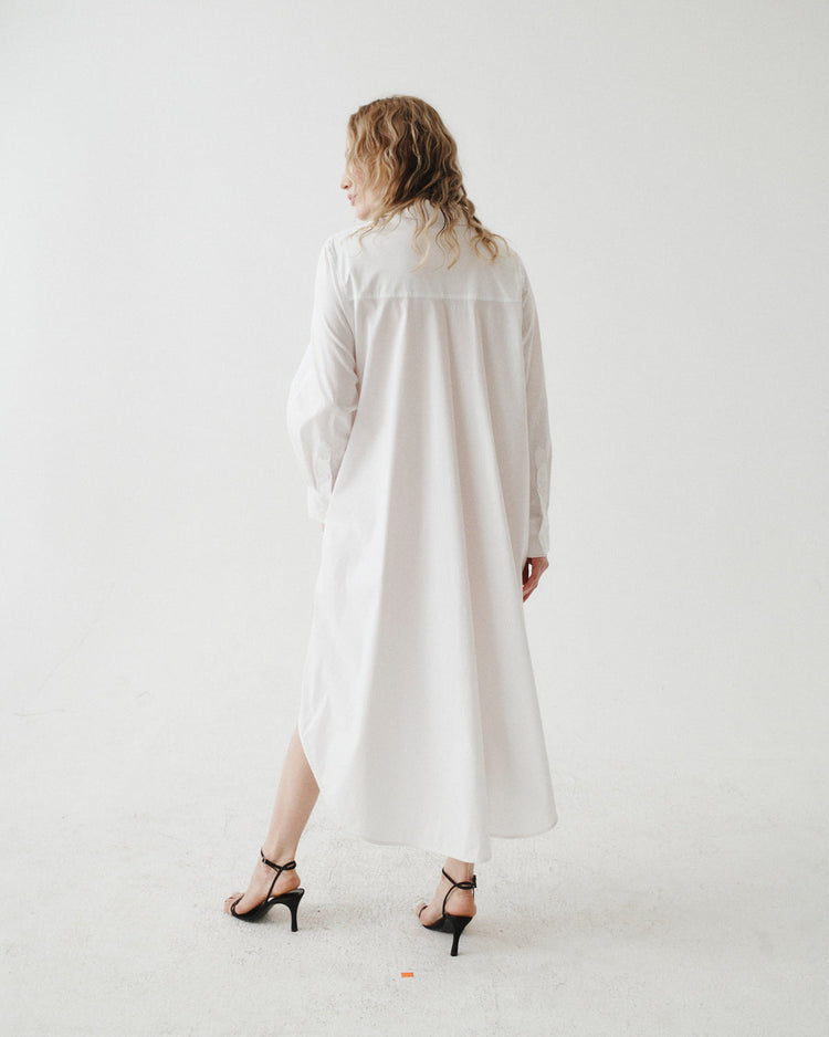 ASYMMETRICAL SHIRT DRESS