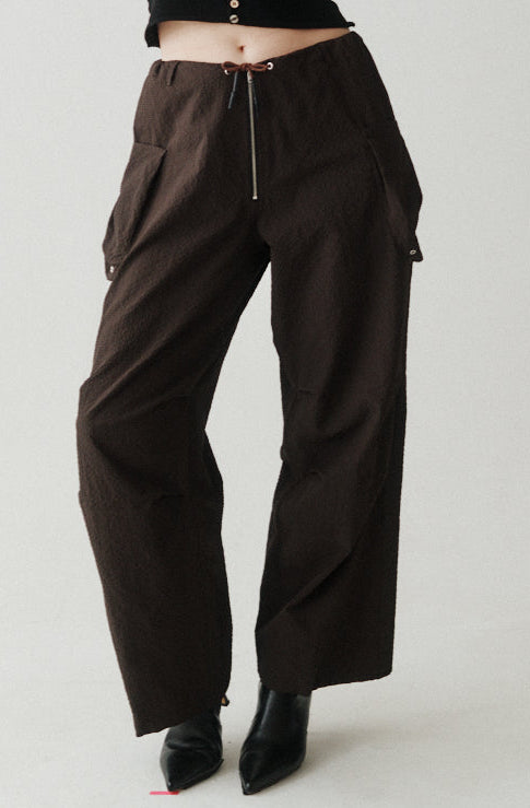 SEERSUCKER CARGO PANT
