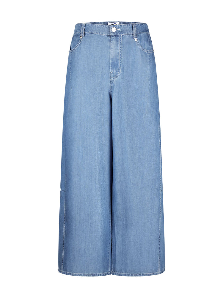 TENCEL BARREL LEG PANT