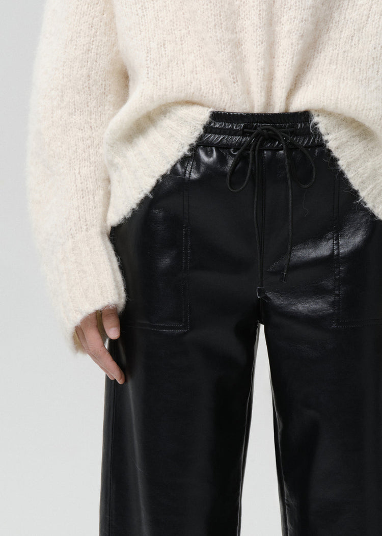 REWORK RECYCLED LEATHER PANT