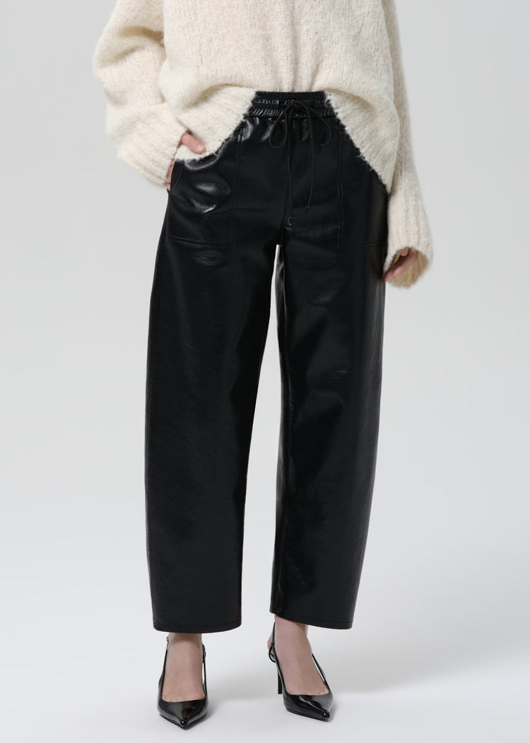 REWORK RECYCLED LEATHER PANT