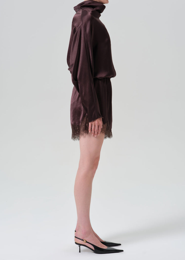 LACE TRIM TAP SHORT