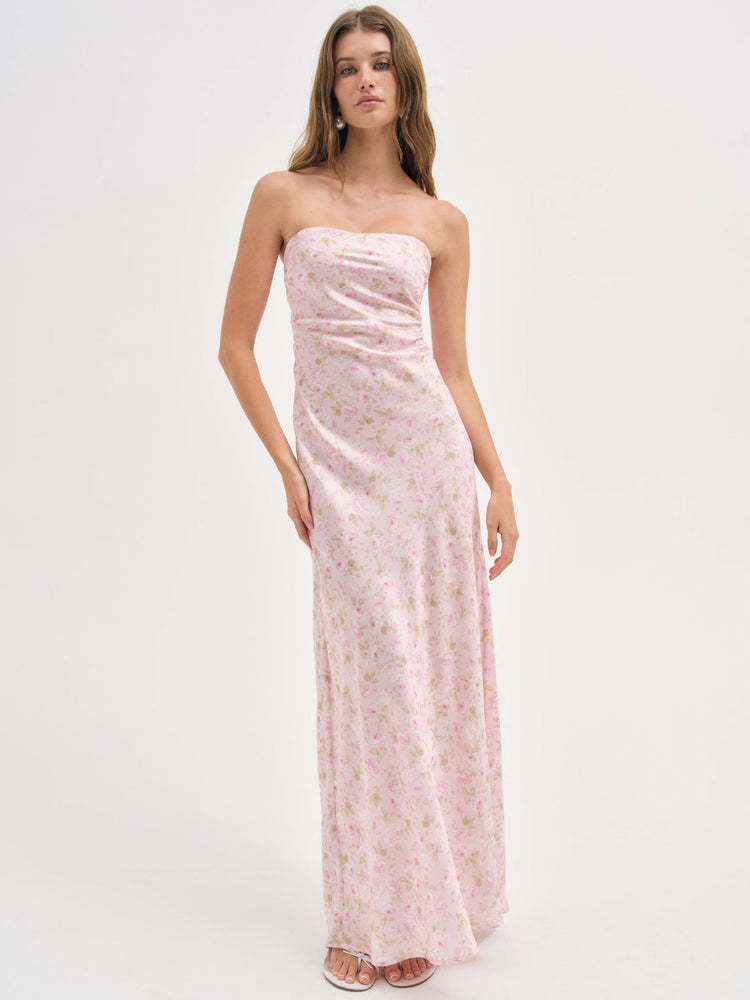 CARLA STRAPLESS MAXI DRESS