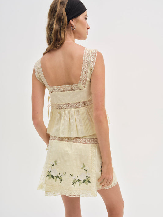 JOLENE EMBROIDERED TOP