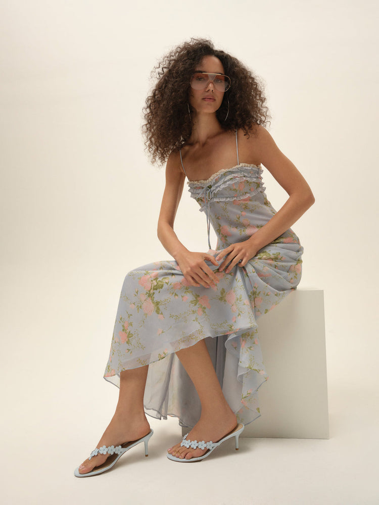 GIA FLORAL HEEL