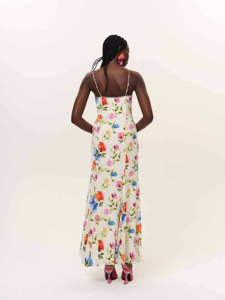 TROPICAL BLOOM MAXI DRESS
