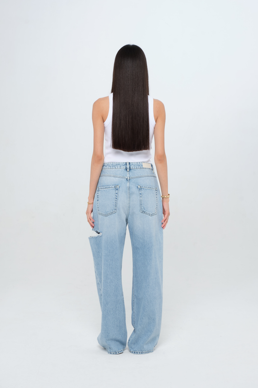 POPPY DISTRESSED JEAN