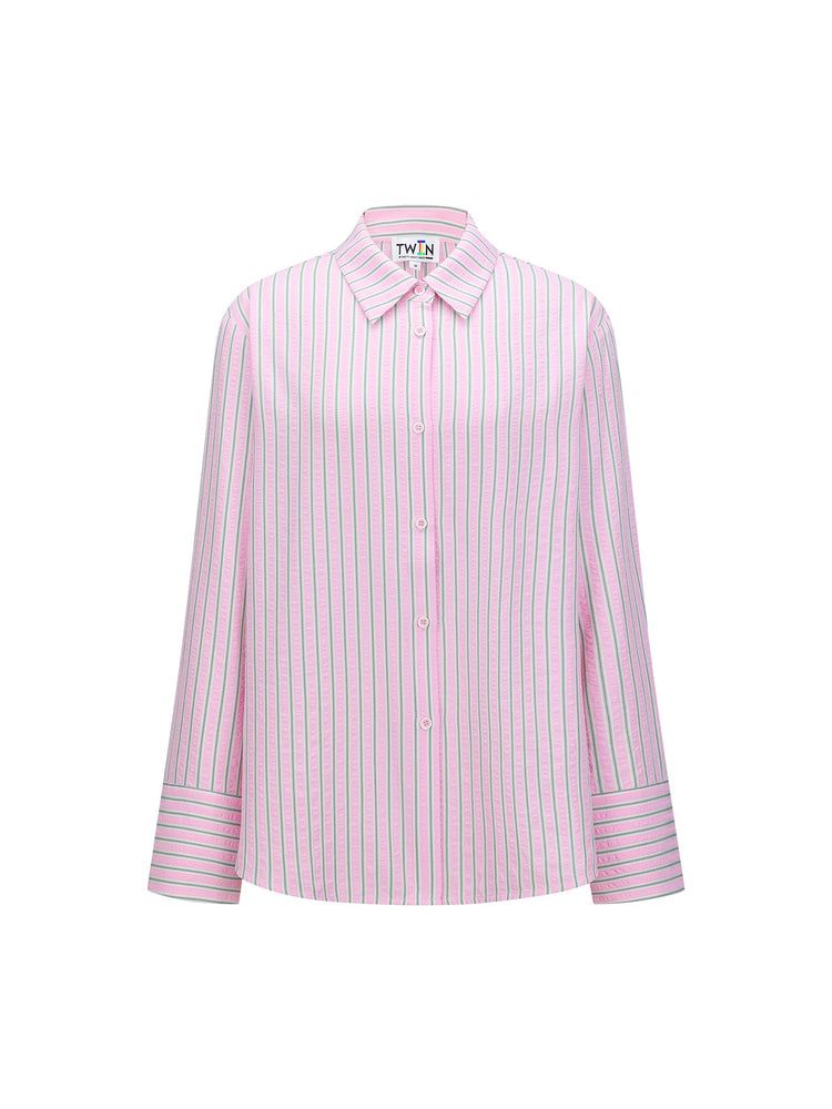 SEERSUCKER SIDE VENT SHIRT