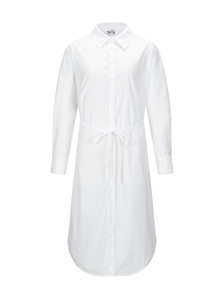 ASYMMETRICAL SHIRT DRESS