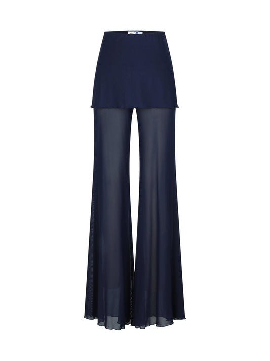 MESH FOLDOVER PANT