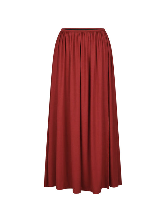 DRAPED MAXI SKIRT