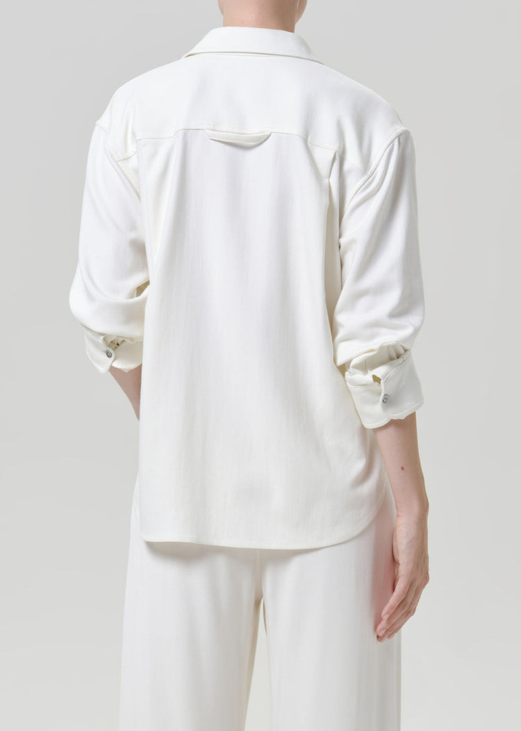 KAYLA SHRUNKEN WOOL SHIRT