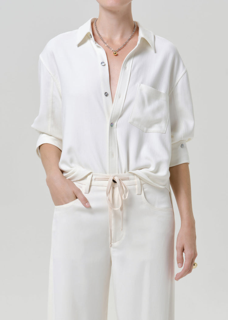 KAYLA SHRUNKEN WOOL SHIRT