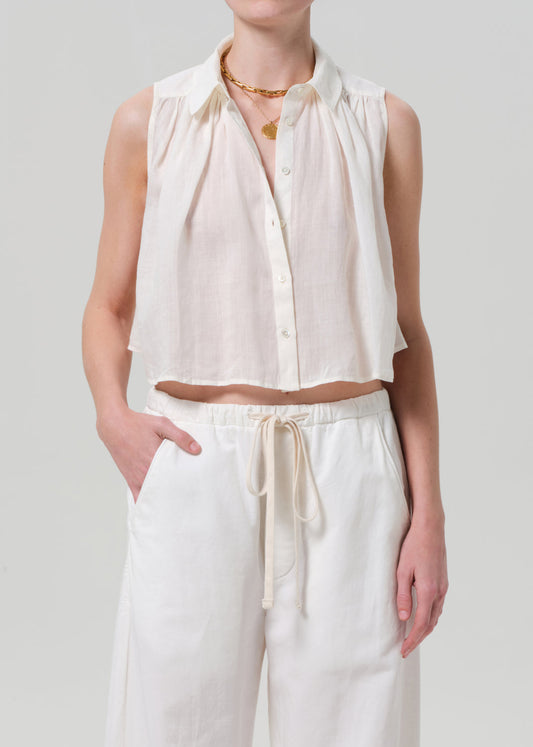 SLEEVELESS AMBROSE TOP