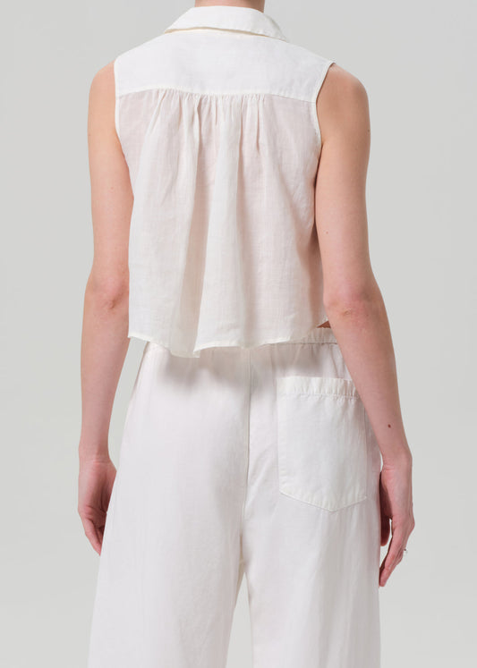 SLEEVELESS AMBROSE TOP